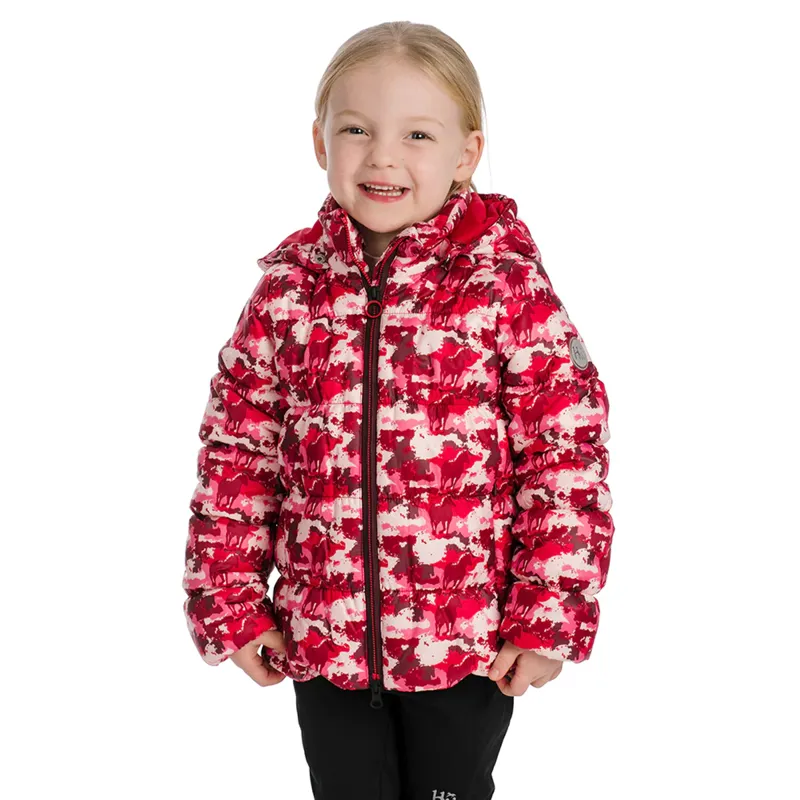 Horseware Kids Quilted Jacket - Horse Camouflage